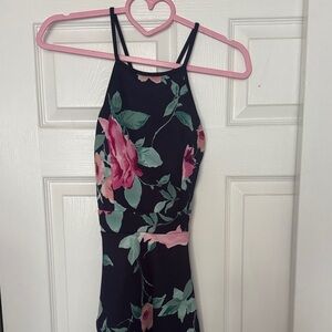 Floral Halter Dress